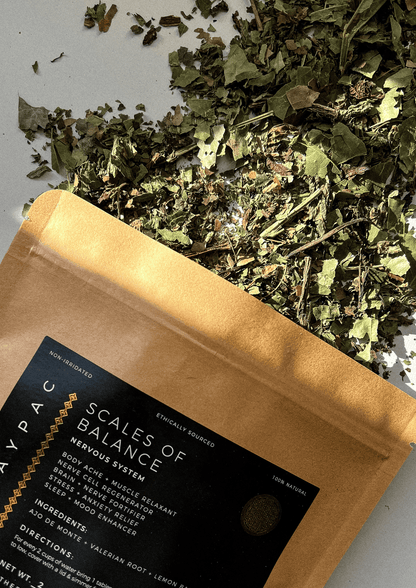 Scales of Balance nervous system herbal tea blend loose leaf — The Electric Eats